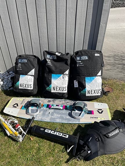 3 st CORE Nexus kite, 10, 12 och 15 m²) nyskick!