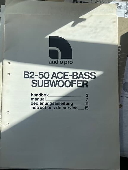 Audio Pro förstärkare A100 + 2st högtalare