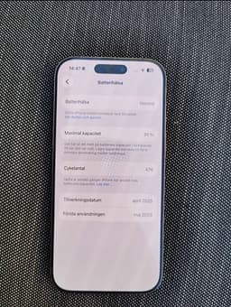 Apple iPhone 16 Pro smartphone 128 GB vit