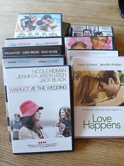 DVD,  14 st komedi och romantik.