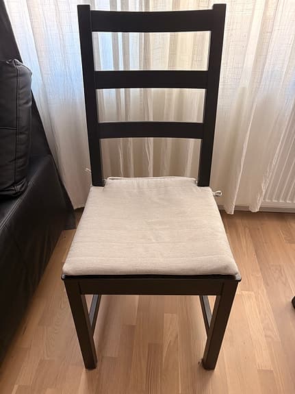 IKEA NORDVIKEN chairs, black (up to 4 chairs) - 300kr/ea or 1000kr 4-Set