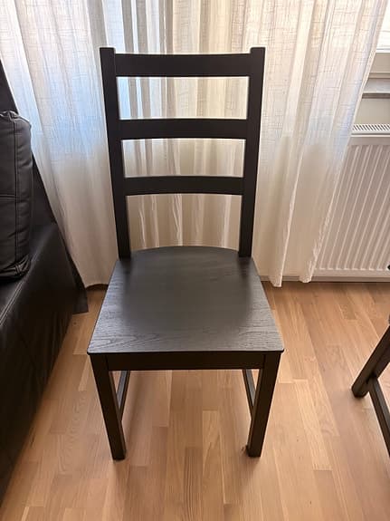 IKEA NORDVIKEN chairs, black (up to 4 chairs) - 300kr/ea or 1000kr 4-Set