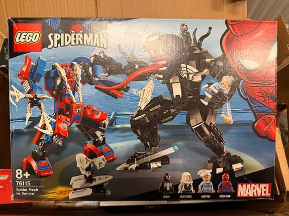 LEGO Spider-Man 76115 Spider Mech vs. Venom - Ny och OÖPPNAD