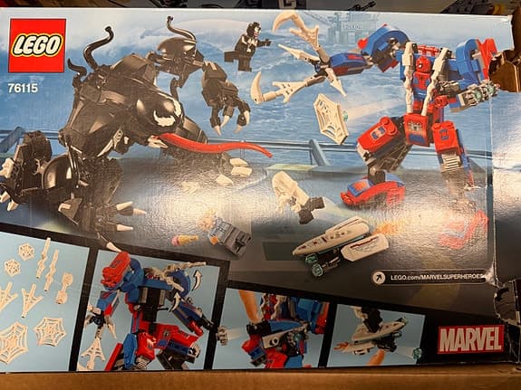 LEGO Spider-Man 76115 Spider Mech vs. Venom - Ny och OÖPPNAD
