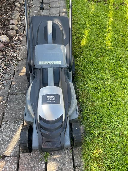 Meec gräsklippare elektrisk grå