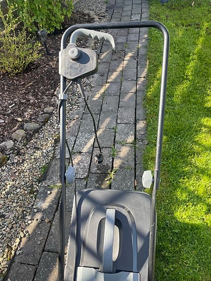 Meec gräsklippare elektrisk grå