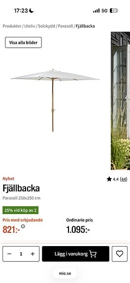 Parasoll, Fjällbacka (MIO)
