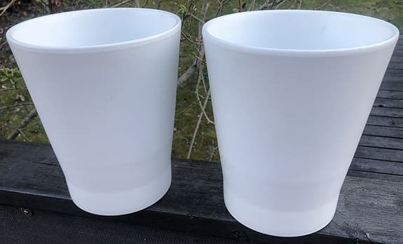 "Papaja" krukor från IKEA. 2 st.