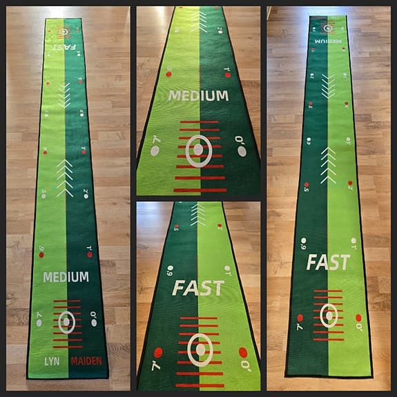 Golfövningsmatta, Puttingmatta, Putt-träning, 30x250cm, Ny & Oanvänd.