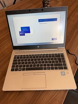 HP EliteBook 840 G5 laptop 14 tum silver