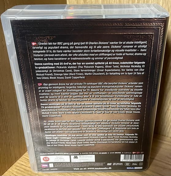 Charles Dickens Complete Movie Collection DVD-box
