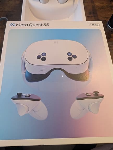 Meta Quest 3S 128GB VR‑headset med handkontroller
