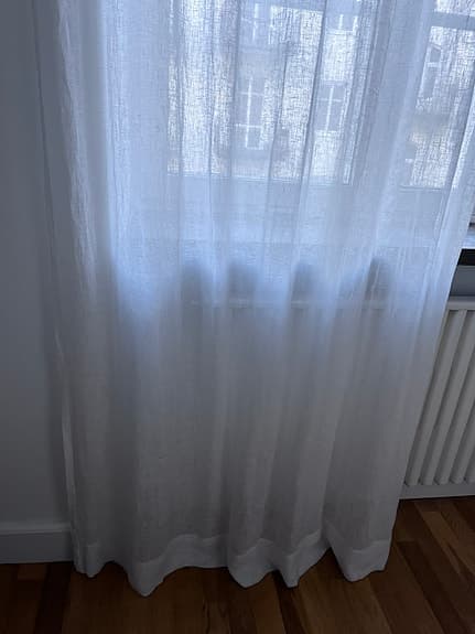 Gotain vit linne gardin (1st)