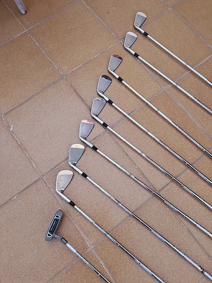 Golf järnset Mizuno MP-64, driver,  wood Taylormade, wood Callaway