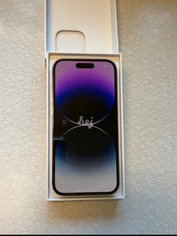 iPhone 14 Pro 128GB – Deep Purple | Nyskick | Hög prestanda