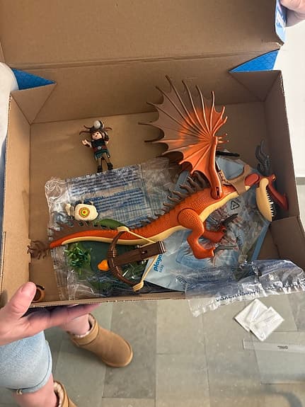 Playmobil Dragons lekset med drake och figur