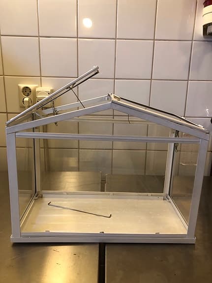Växthus i miniformat glas