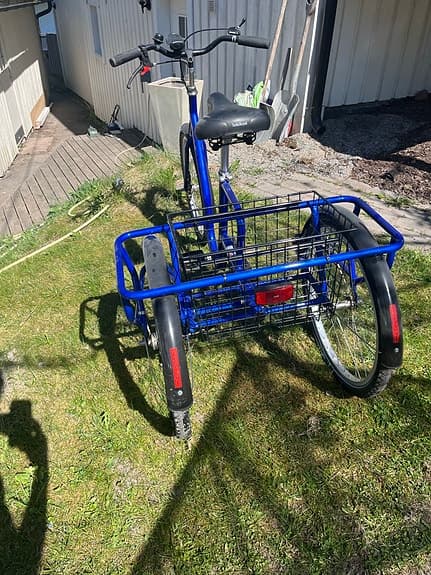 Skeppshult trehjuling cykel 24" M blå unisex