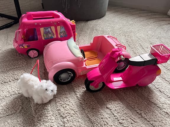 Barbie med tillbehör