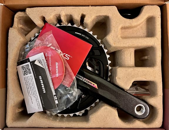 SRAM Force AXS D2 Vevparti (DUB) - 2x12 växlar / 165mm / 48/35T