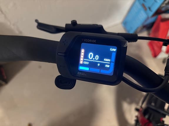 Elcykel Ecoride Flexer 20 AXS Fold H-3 röd
