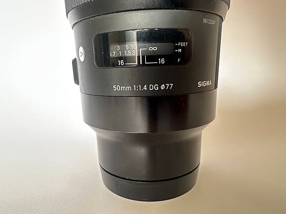 Sigma 50mm f/1.4 DG HSM Art objektiv - Sony
