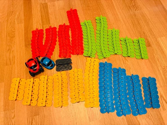 FleXtreme bilbana + bil – komplett set barn