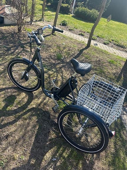 Trehjulig elcykel