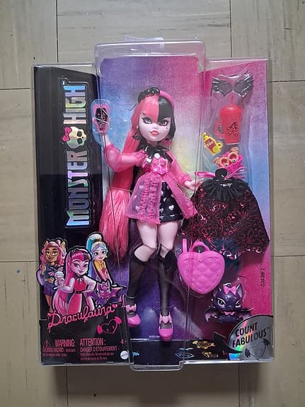 Monster High docka Draculaura med tillbehör