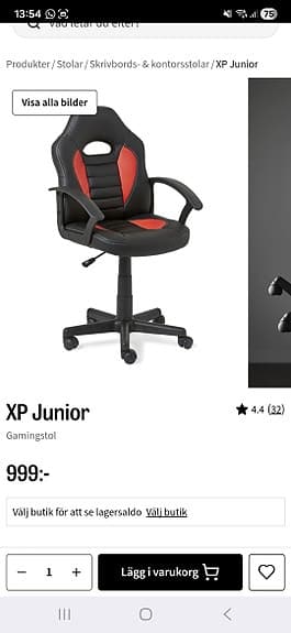 Gaming-stol junior