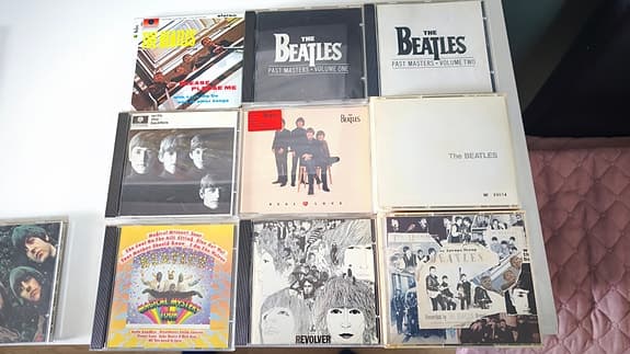 The Beatles samling CD-skivor