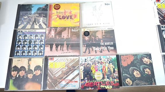 The Beatles samling CD-skivor