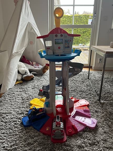 Paw Patrol lekset utkikstorn med bilar