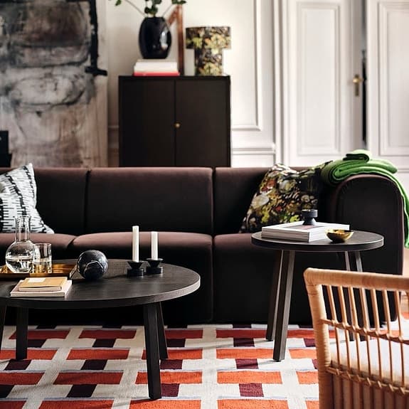 IKEA STOCKHOLM 2025 matta, rutig, 170x240, ull