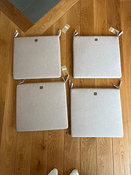 Lunda dyna stolsdynor 42x45 cm beige