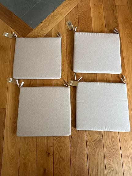Lunda dyna stolsdynor 42x45 cm beige