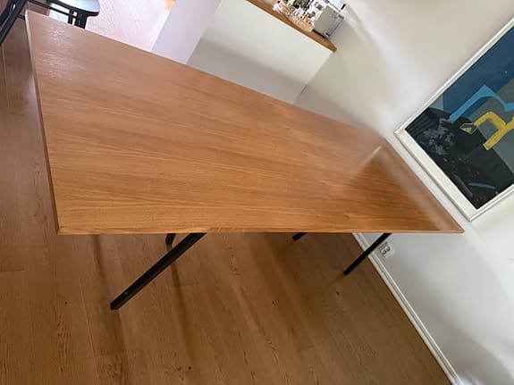 Hay matbord i trä walnut design Leif Jorgensen