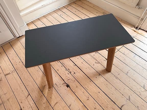 Hay - CPH Deux 215 bänk 75 cm Stone grey