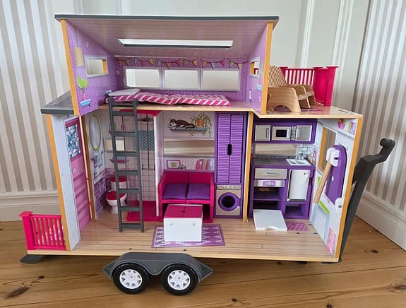 Barbie husvagn/dockskåp Kidkraft