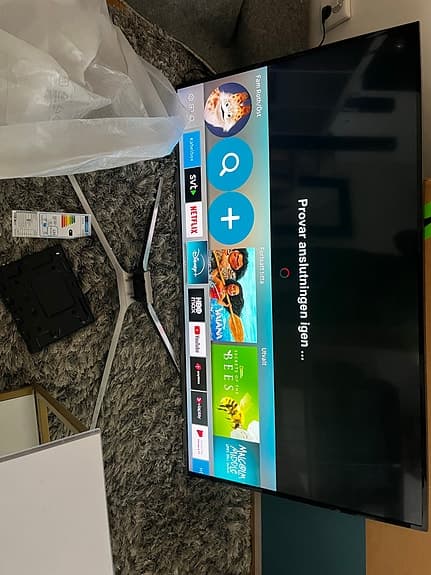 Jätte fin Samsung 49" 4K UHD Smart TV + Komplett med alla tillbehör