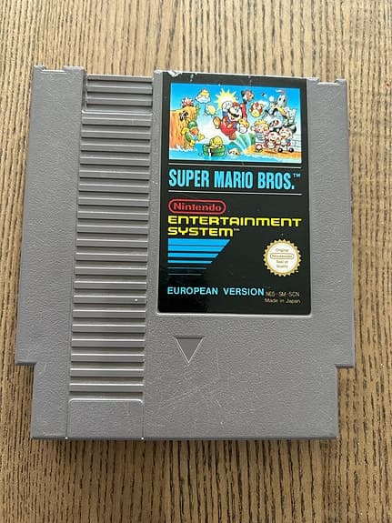 Nintendo NES Super Mario Bros spelkassett