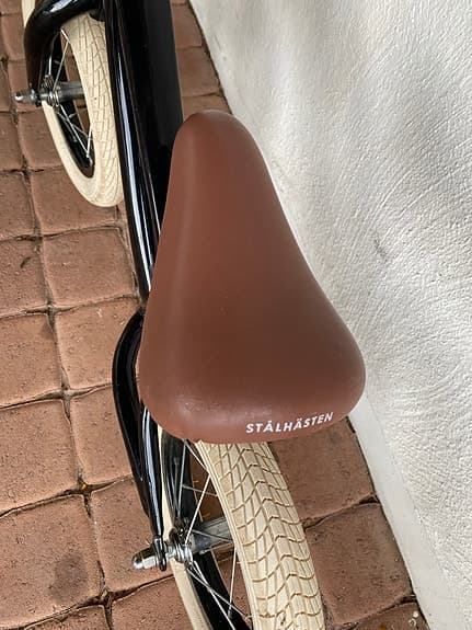 Stålhästen barncykel 12" svart