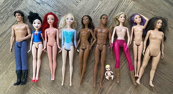 Barbies med tillbehör