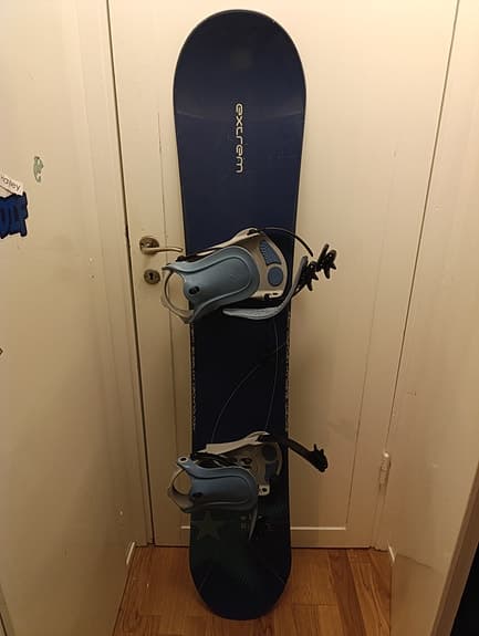 Extrem E Line snowboard 151 cm med Warp bag
