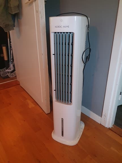 Nordic Home tornfläkt vit vatten kyld