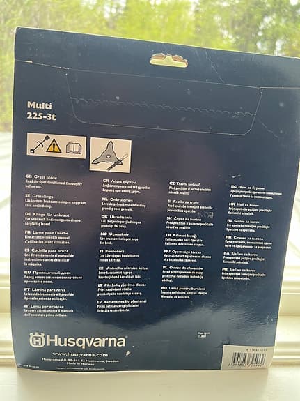 Husqvarna Multi 255-3t grästrimmerklinga