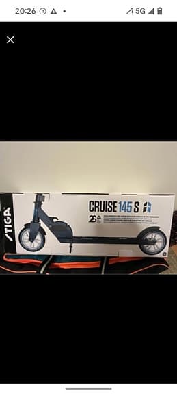 Stiga Cruise 145 S sparkcykel med blå hjälm