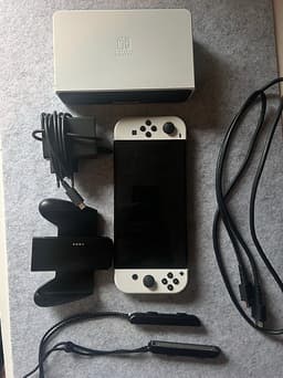 Nintendo Switch OLED spelkonsol vit