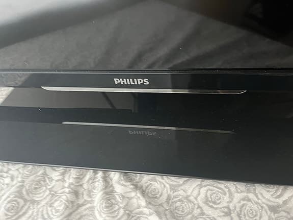 Philips platt-TV svart