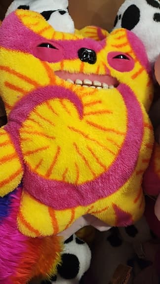 XL Fuggler mjukisdjur med tänder 45cm